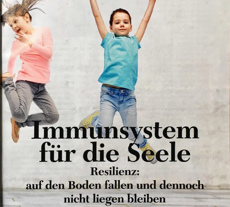 Magª Heike Podek in der Fratz & Co 03/2017 zum Thema: „Immunsystem für die Seele – Resilienz“